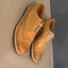 Grenson Archie Brogues UK 8.5 (G Fitting) paid £295.00 tan with box 