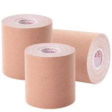 3 Pack Kinesiology Tape, Water Resistant Muscle Support Adhesive Sport Tape f...