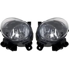 Fog Light Set Compatible with 2013-2018 Audi S6 / 2009-2011 Volkswagen CC