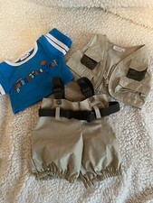 Build a Bear Fisherman  s Outfit Vest Tshirt Waders Teddy Clothes