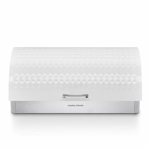 Morphy Richards 978051 Dimensions Roll Top Bread Bin Stainless Steel in