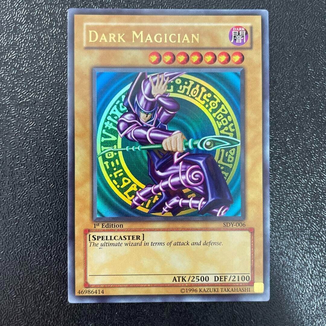DARK MAGICIAN ブラック・マジシャン 1st 英語 SDY-006 YuGiOh Dark Magician SDY-006 1st Ultra Rare Asian English