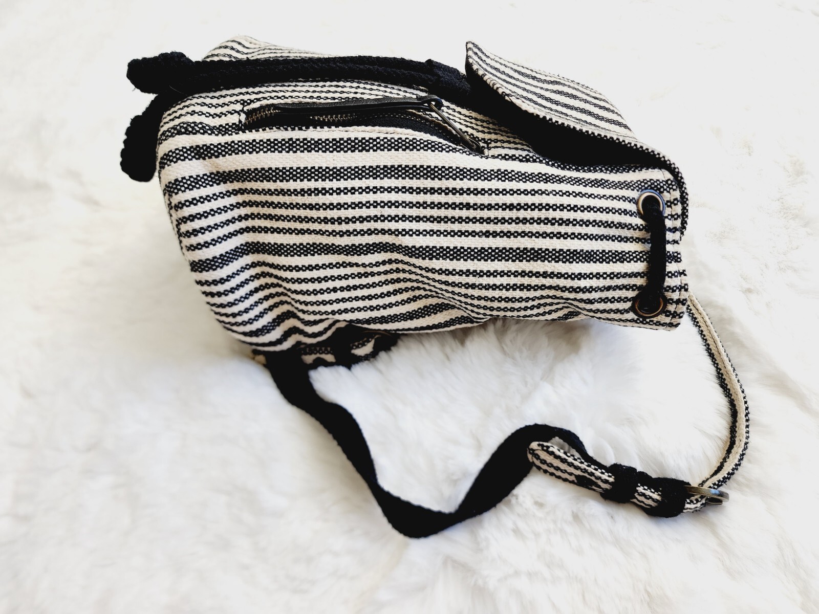 Soft Flap Mini Backpack Universal Thread Goods Bl… - image 3