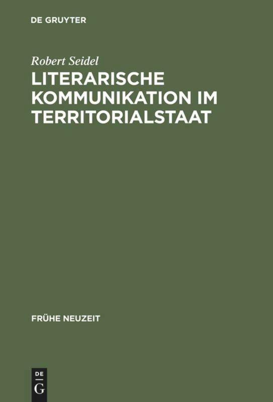 Thumbnail - Literarische Kommunikation Territorialstaat | Buch | 9783484365834