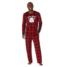 NEW Jammies For Your Families Pajamas Mens 3XB Papa Bear Red Plaid Sleep Set