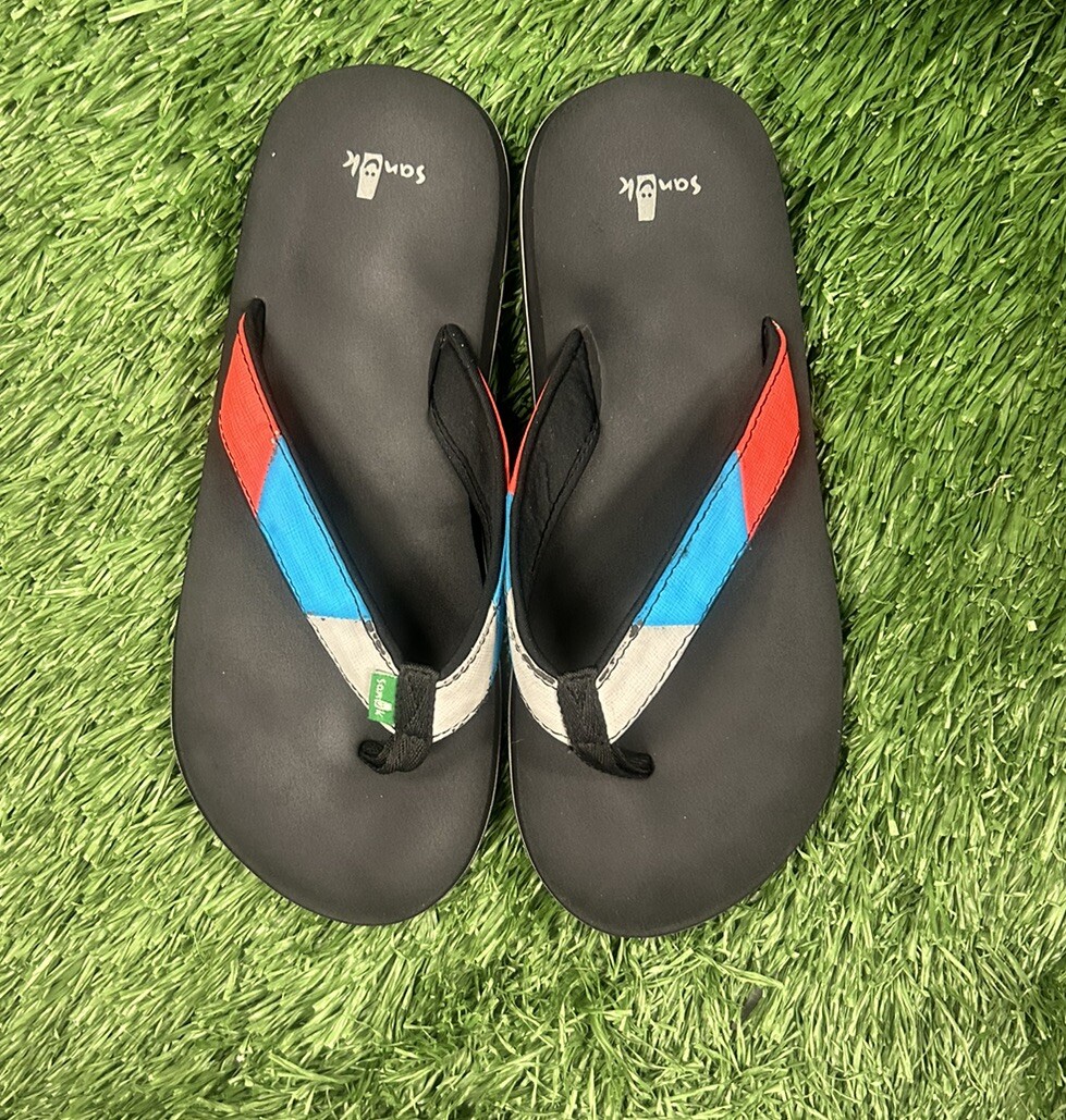 Sanuk Beer Cozy 2 Multi-Color Casual Flip Flops Thong  display picture 3