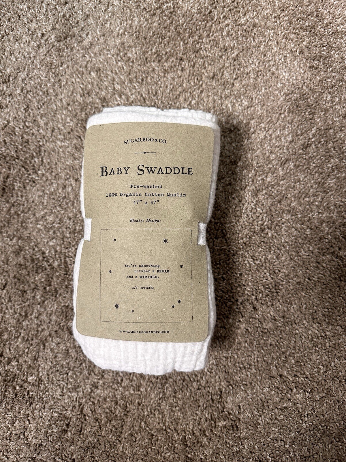 NWT Sugarboo&Co Baby Swaddle-image