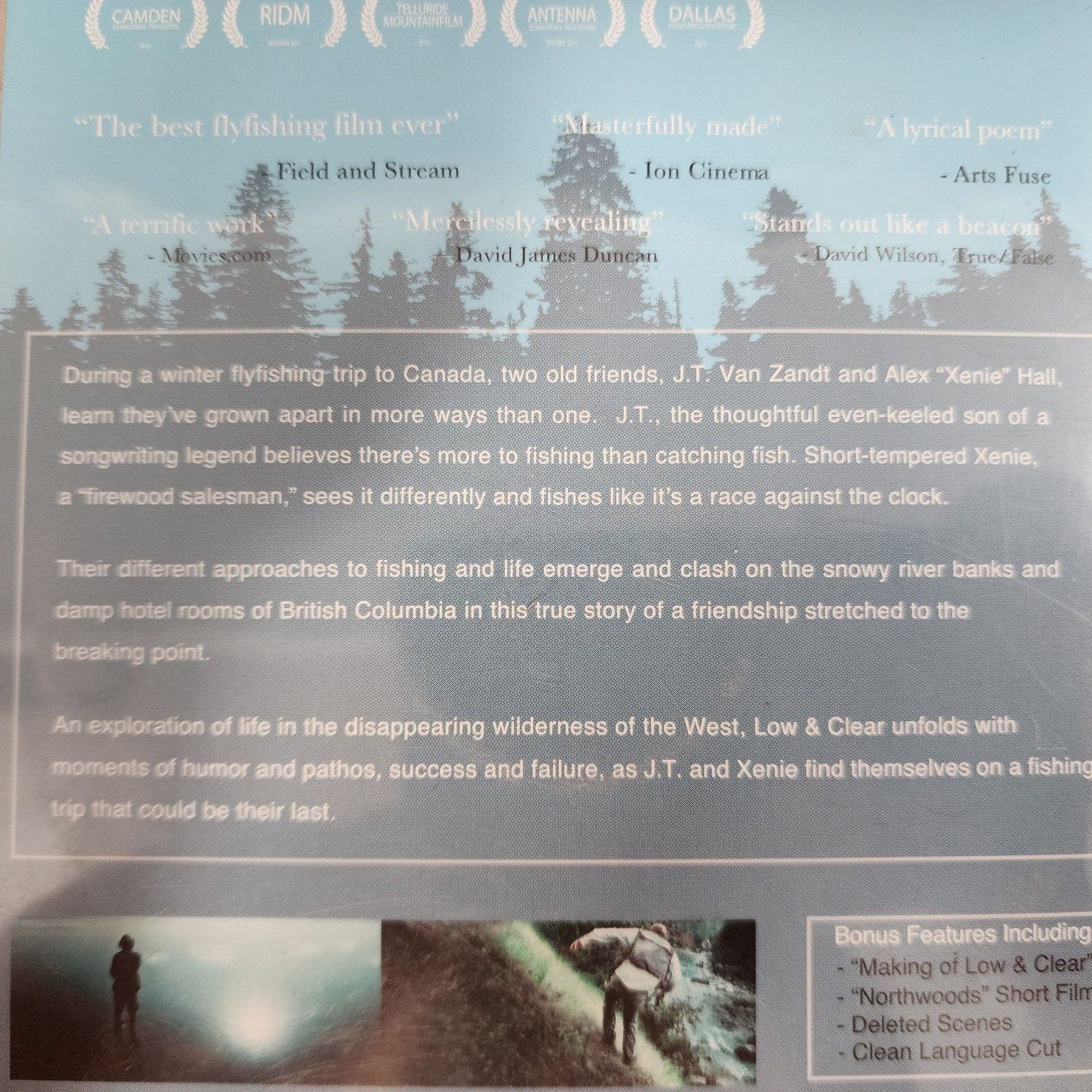 LOW & CLEAR by Tyler Hughen & Kahlil Hudson Finback Films RARE HTF Angling DVD