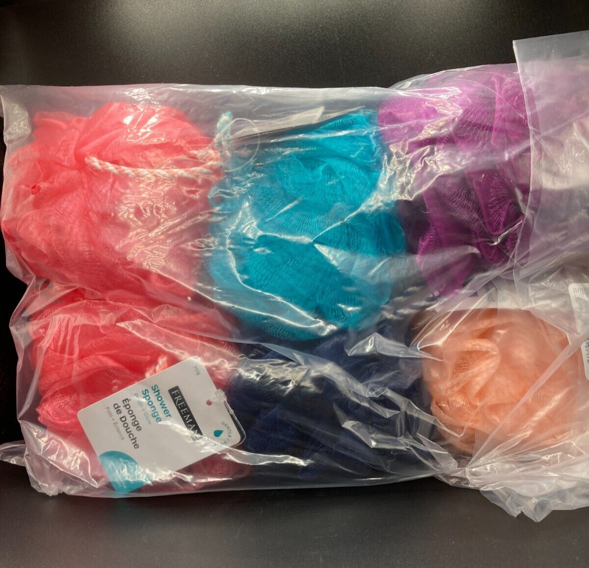 Exfloliating Gentle Shower Bath Loofah Sponge Large Mesh Bulk Case of 36