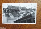 Photograph silver print LYON LIBERATION 1944 bridge destroyed
