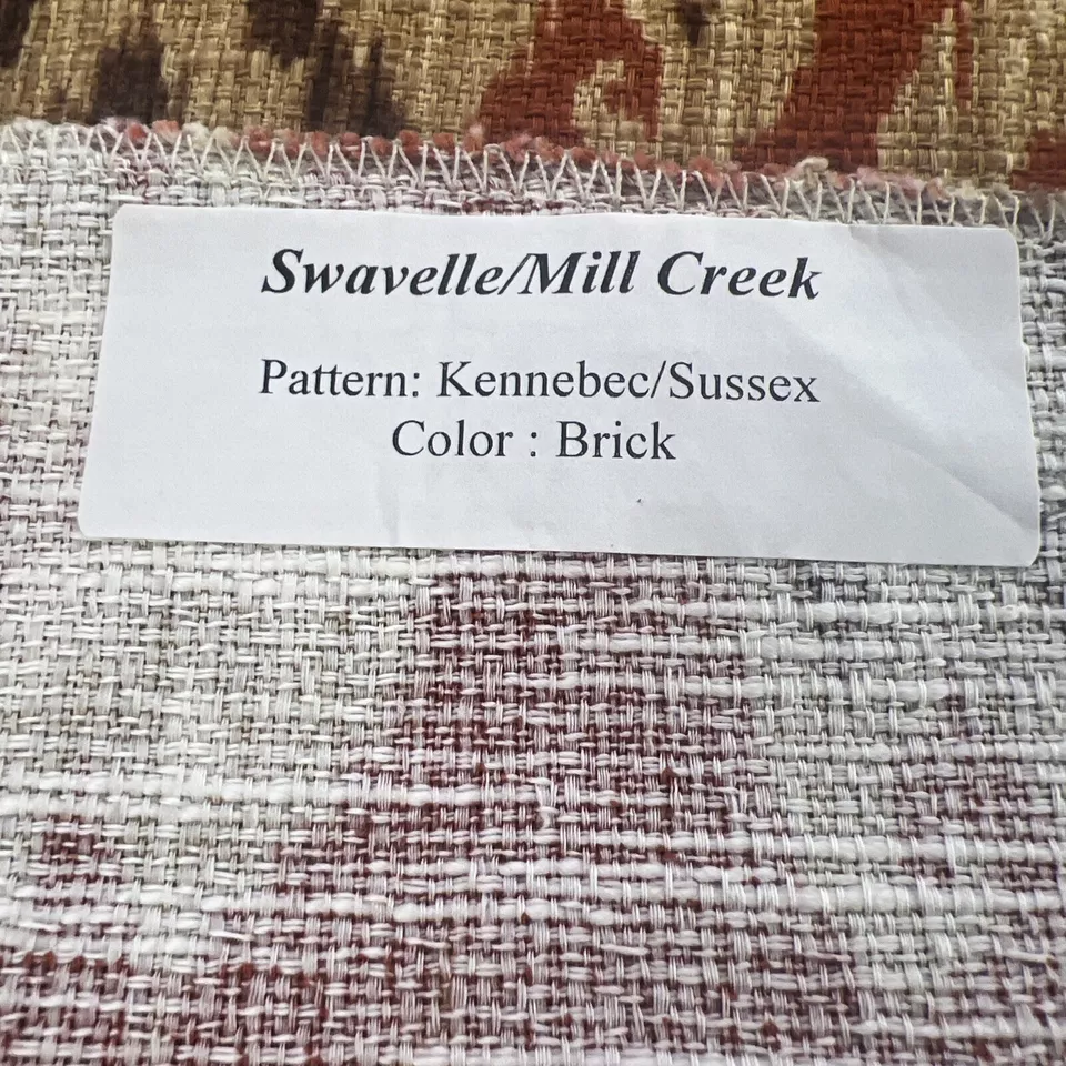 Swanelle Mill Creek 4 Piece 25” x 25” Sample Material For Pillows Stools Chairs - Image 4 of 4