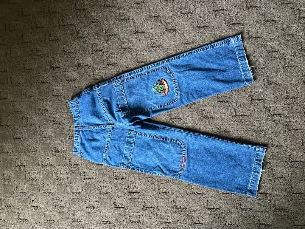 Vintage EARLY 2000S JNCO FLAMING BUDDHA JEANS | eBay
