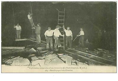49.LA Foret-Comblee.n ° 7.exploitation Souterraine Eines Ardoisiere.remblayage