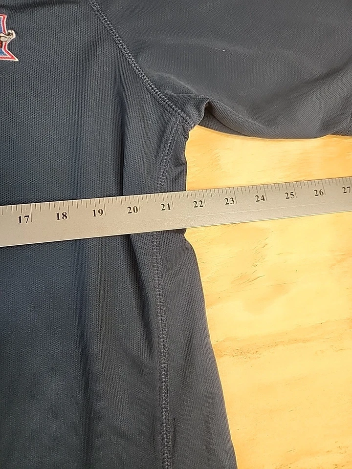 Montreal Alouettes CFL Logo Blue Polyester T-Shirt Mens XL Sports Logo - Image 3 of 4