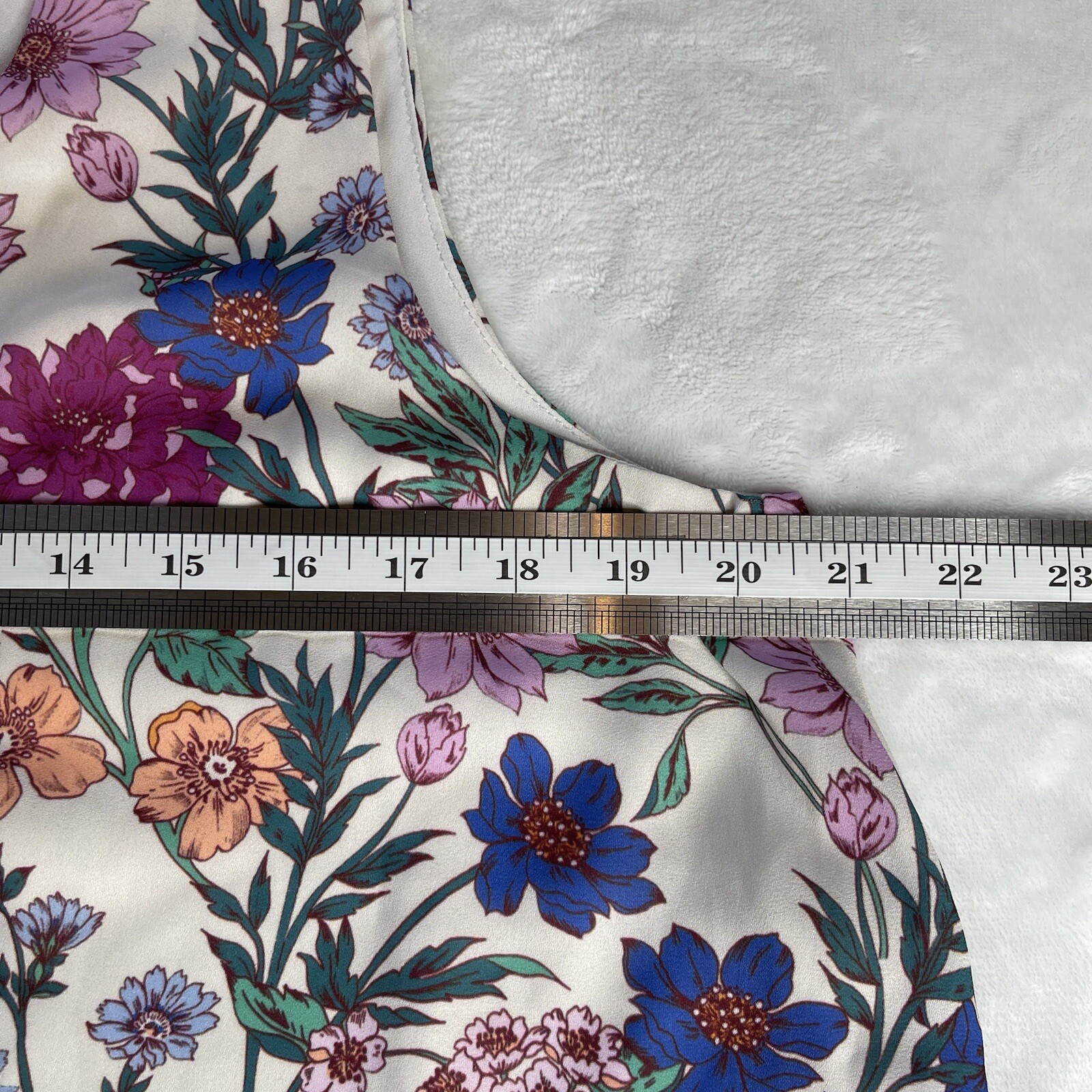 Tabitha Webb Multicolor Floral Polyester Sleevele… - image 8