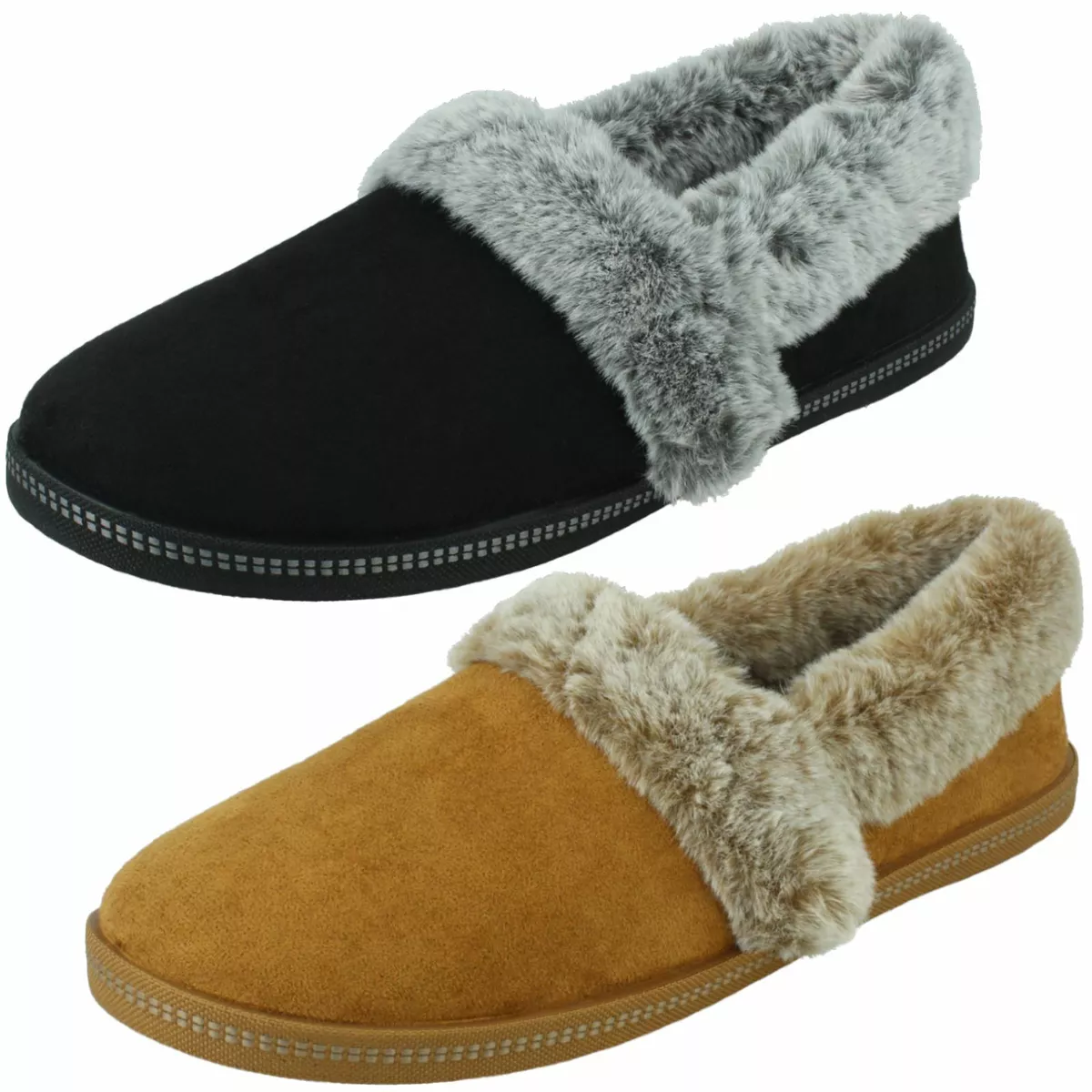 Women's 'Tan Equipment' 32777 Memory Foam Warm For Vegan Slippers | eBay