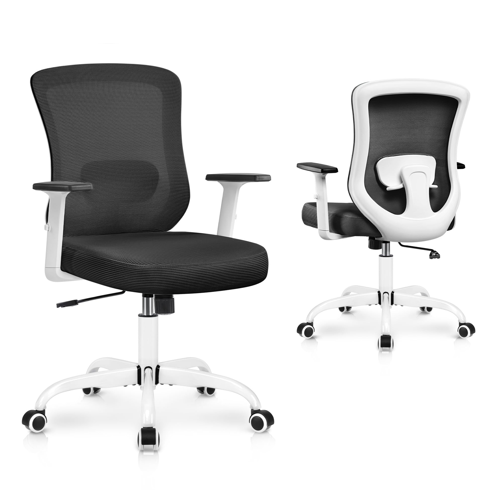 Ergonomic Mesh Office Chair with Mid-Back Support for Home or Desk-image