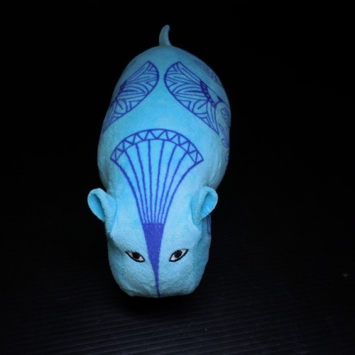 N24.212 Peluche Ippopotamo L’ Elan Vert 2018 Blu Verde Giocattolo Bambini - Foto 2 di 16