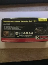 K Tool International NEW KTI-75410 11 Piece Damaged Torx Screw Extractor Set