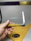 VINTAGE CASE TESTED 1920-1940 slender COKE KNIFE 31113 yellow handle very nice