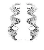 Hair Edge Tattoo Stickers for Women Girls Hair Tattooing Template *UK SELLER* - Picture 2 of 7