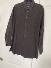 Dolce Gabbana Martini Men’s Brown Dress Shirt Size 17/43