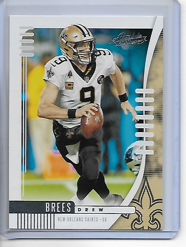 2019 Panini Absolute Drew Brees Card