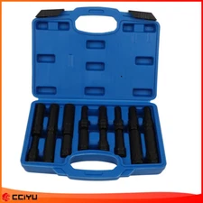 16Pc Security Locking Lug Nut Master Set Wheel Lock Key Removal Tool Kit