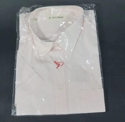 Jacques Britt Chemise Homme Manches Rose 100% Coton Taille 46/19 XXL Avec Ovp - Photo 1/4
