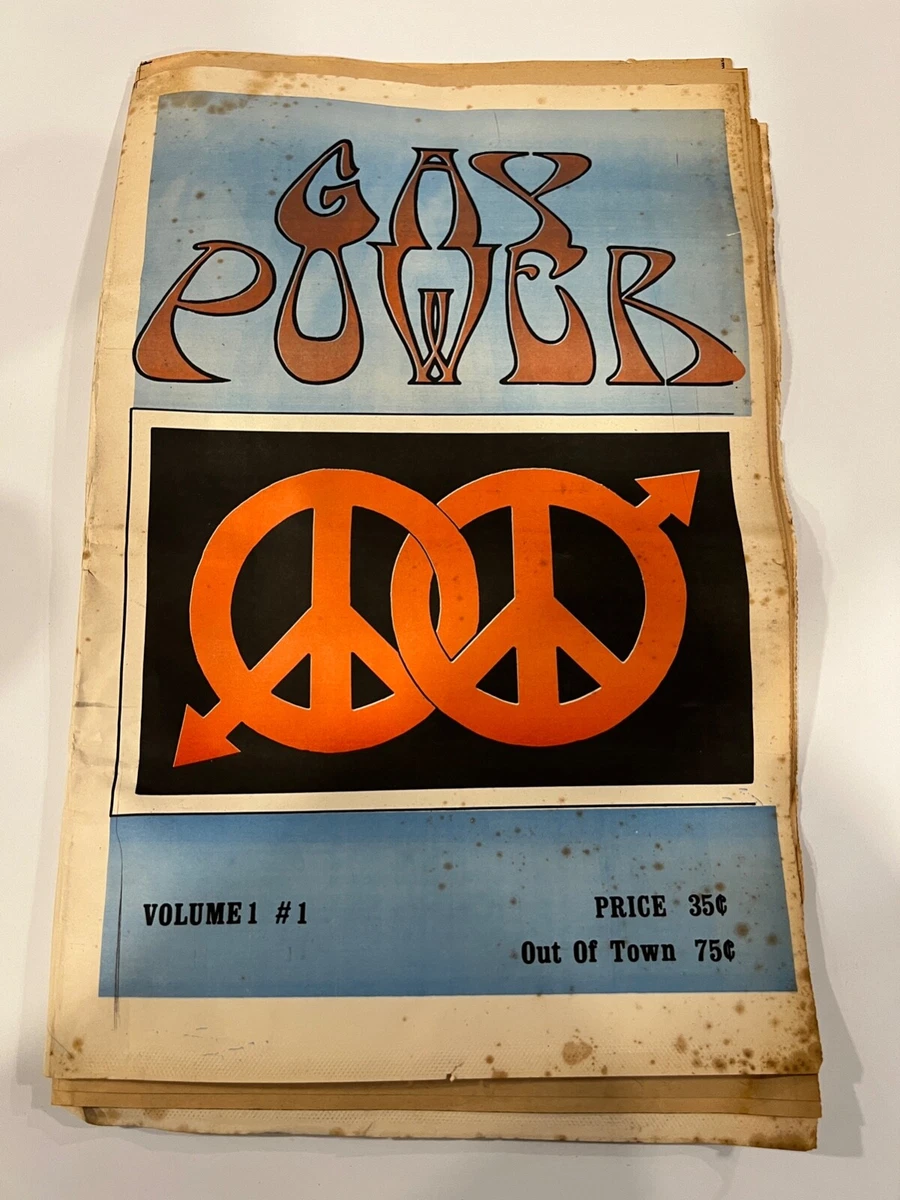 GAY POWER 1969 - Vol 1 No 1 - New York's First Homosexual Newspaper LGBQT  NYC | eBay