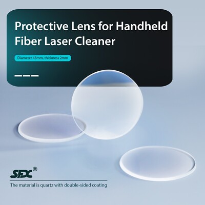 US Stock 10PCS Protective Lenses for SFX 1500W 2000W FiberLaser Cleaning Machine