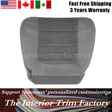 For 2001 2002 2003 Ford F150 XLT Passenger Bottom Cloth Seat Cover Dark Gray US
