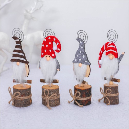 Weihnachten Tisch Anzahl Halter Schreibtisch Memo Clip Halter - Bild 11 von 11