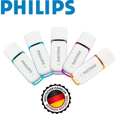 Philips USB Stick 2.0 Snow Edition 8GB 16GB 32GB 64GB 128GB SpeicherstickMemory