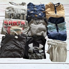 Boys Size 6 Clothing Bundle 8 Long Sleeve Shirts Pants multiple brands