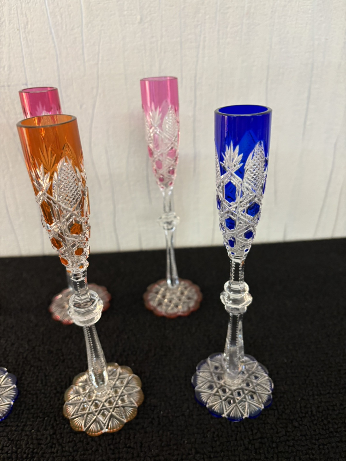 LOT DE 6 verres en cristal neuf dans leur carton d'origine EUR 22,00 - FR