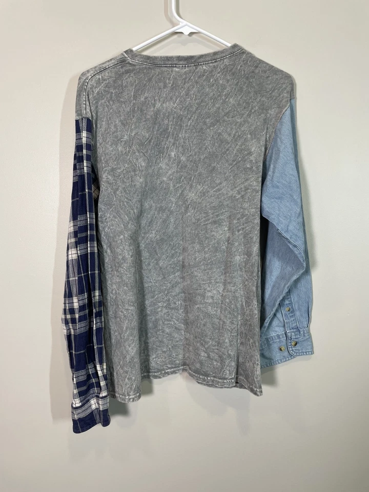 Camiseta Budweiser Gráfica Reciclada M Envejecida Grunge Y2K Camisa Reelaborada De Colección Foto 2 de 4