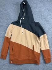 Ampersand Ave Hoodie Sweatshirt Womens XL Colorblock High Neck Fleece Pullover
