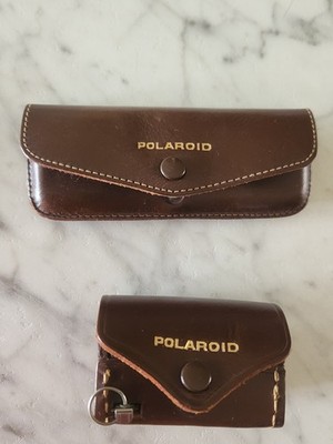Vintage Polaroid filters in leather cases 6 Total Yellow Polarizing 3 Close Up