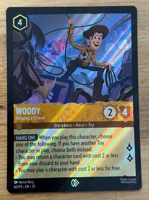 Woody Helping A Friend Disney Lorcana Promo Gencon