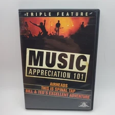 AirHeads (DVD, 1994) Music Appreciation 101, W/ This Is Spinal Tap, Bill & Ted