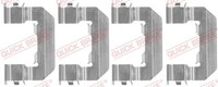 Quick Brake ZubehöRsatz, Scheibenbremsbelag 109-1830 FüR Opel Saab