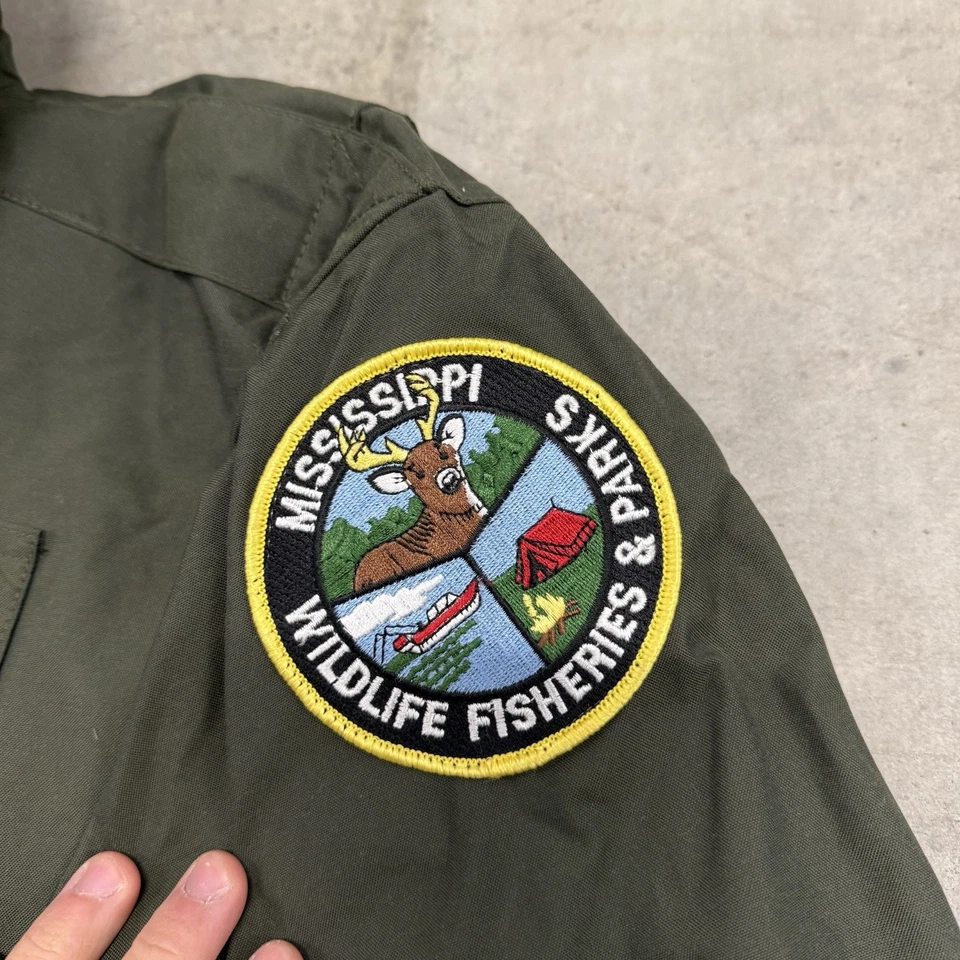 5.11 Tactical 4-in-1 Patrol Bomber Jacket Mens Size Large Green - Image 3 of 4