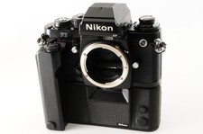 Exc 5 Nikon F3 HP Eye Level 35mm SLR Film Camera w/ MD-4 Motor Drive JAPAN