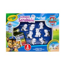 Crayola Scribble Scrubbie PAW Patrol Pup Pack, 8ct, PAW Patrol Figurines, Color