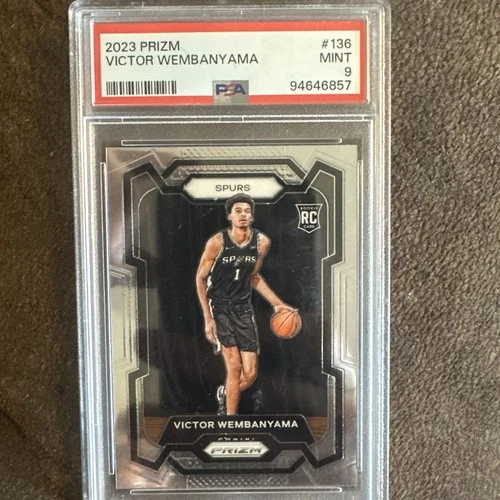 2023-24 Panini Prizm Victor Wembanyama RC #136 PSA 9