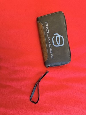 Blue Square Long Wallet