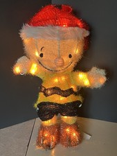 Christmas Peanuts Charlie Brown 3D Pre-Lit Light Indoor Outdoor Yard Figure 19  