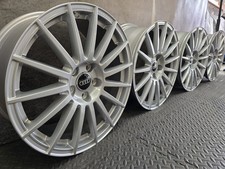 REFURBISHED GENUINE AUDI A4 18” DTM ALLOY WHEELS 5x112 VW GOLF CADDY 