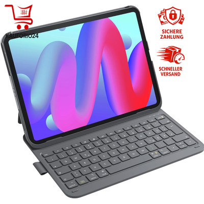 iPad 11 Hülle mit Tastatur QWERTZ, ultraleicht, für Air und Pro 11''